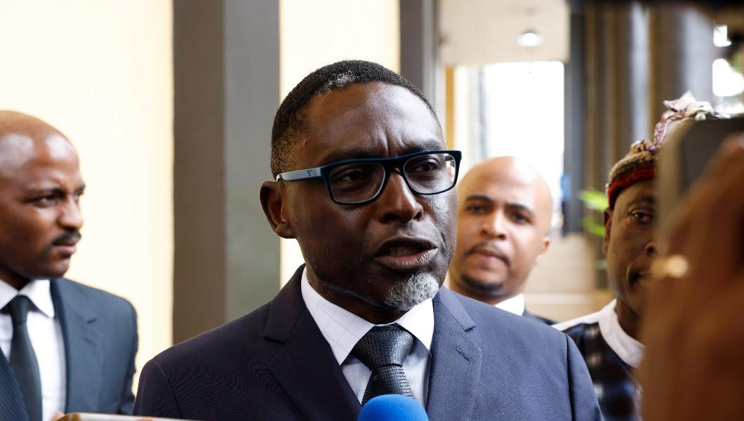 Dr Sammy Tita Fombang, directeur général de Enrich Network Corp et président du projet Enrich Resort City. Mardi 7 avril 2026 au Premier ministère, Yaoundé | Crédit photo : Myriam Djamen