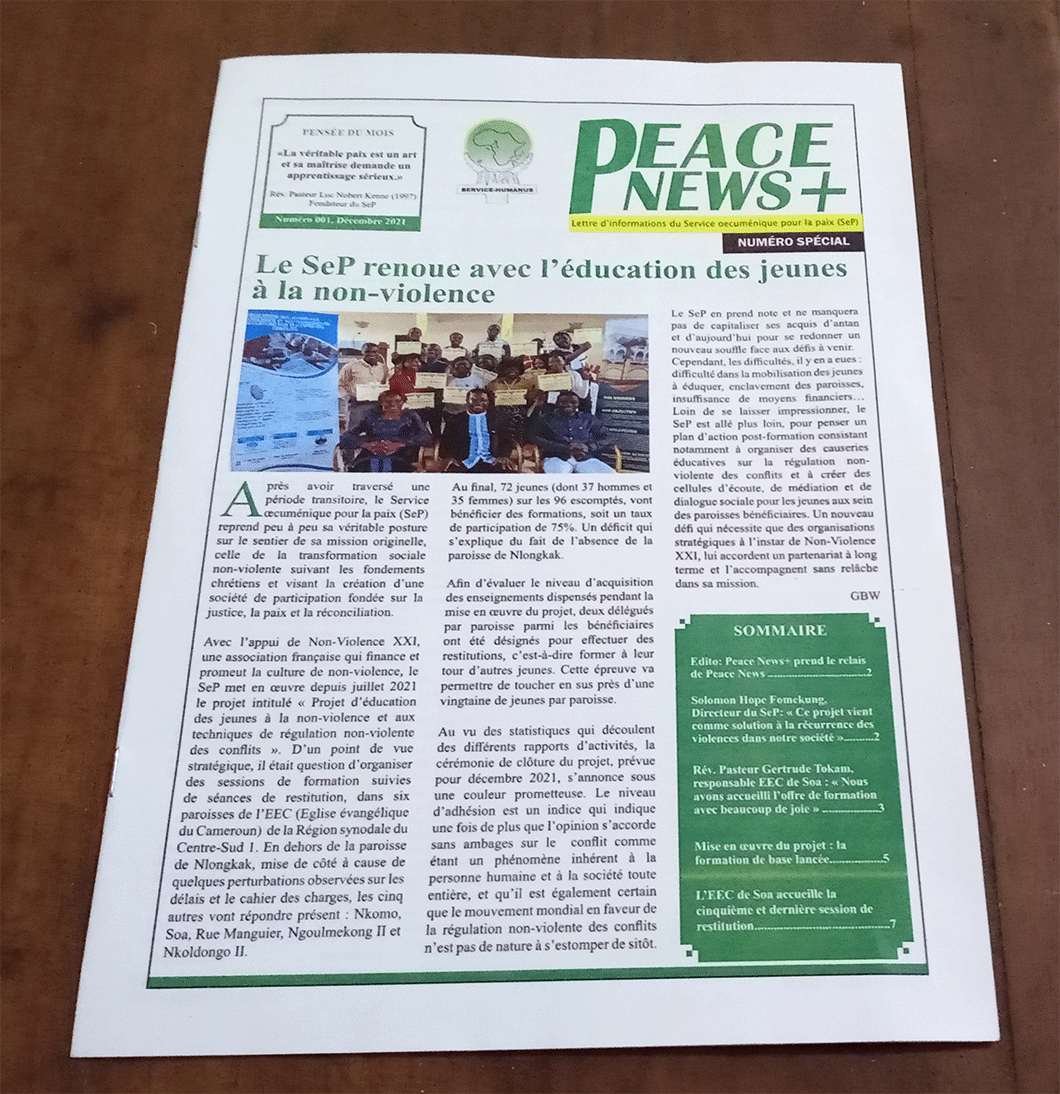 Peace News+ N°001